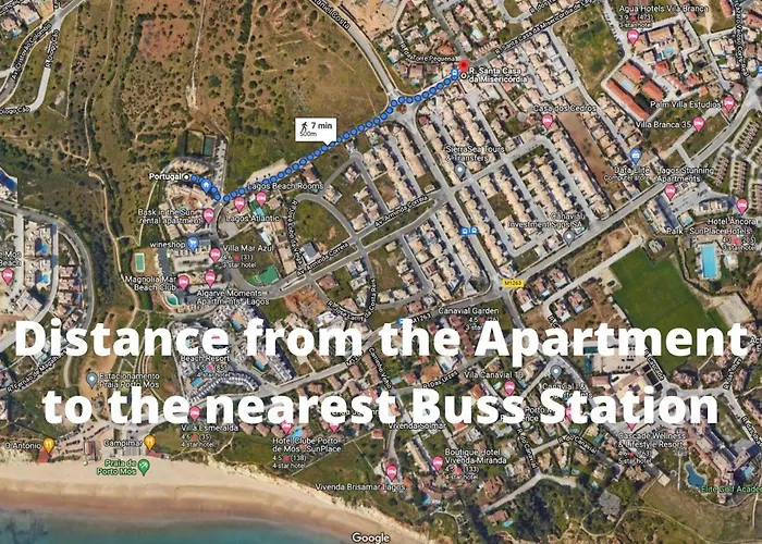 Large Penthouse Near Porto De Mos With Magnificent Views In Appartement *