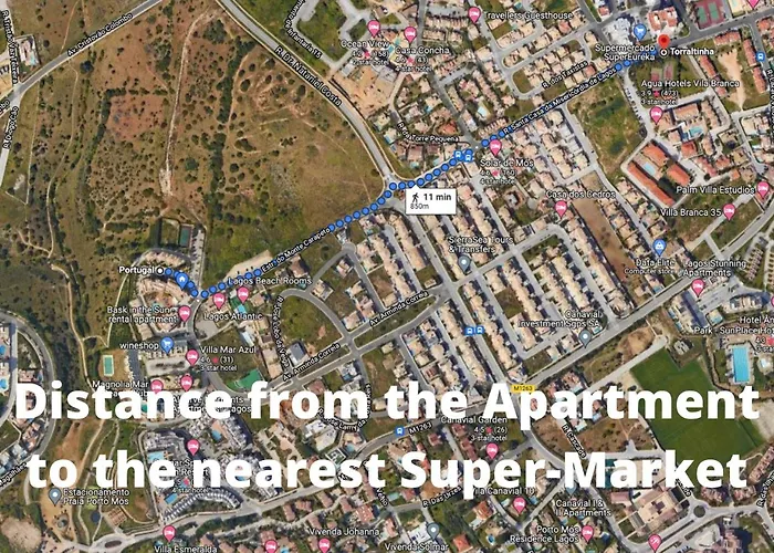 Large Penthouse Near Porto De Mos With Magnificent Views In Appartement *